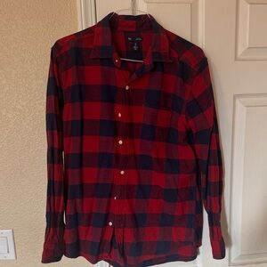 GAP Red and Blue Checkered Casual flannel Shirt